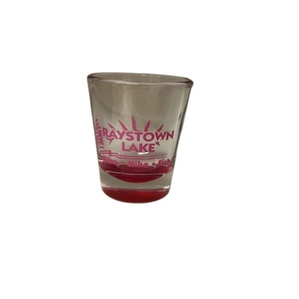 Raystown Lake Pennsylvania Bike Hike Fish Shot Glass